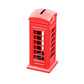 Red telephone box souvenir money bank piggy bank
