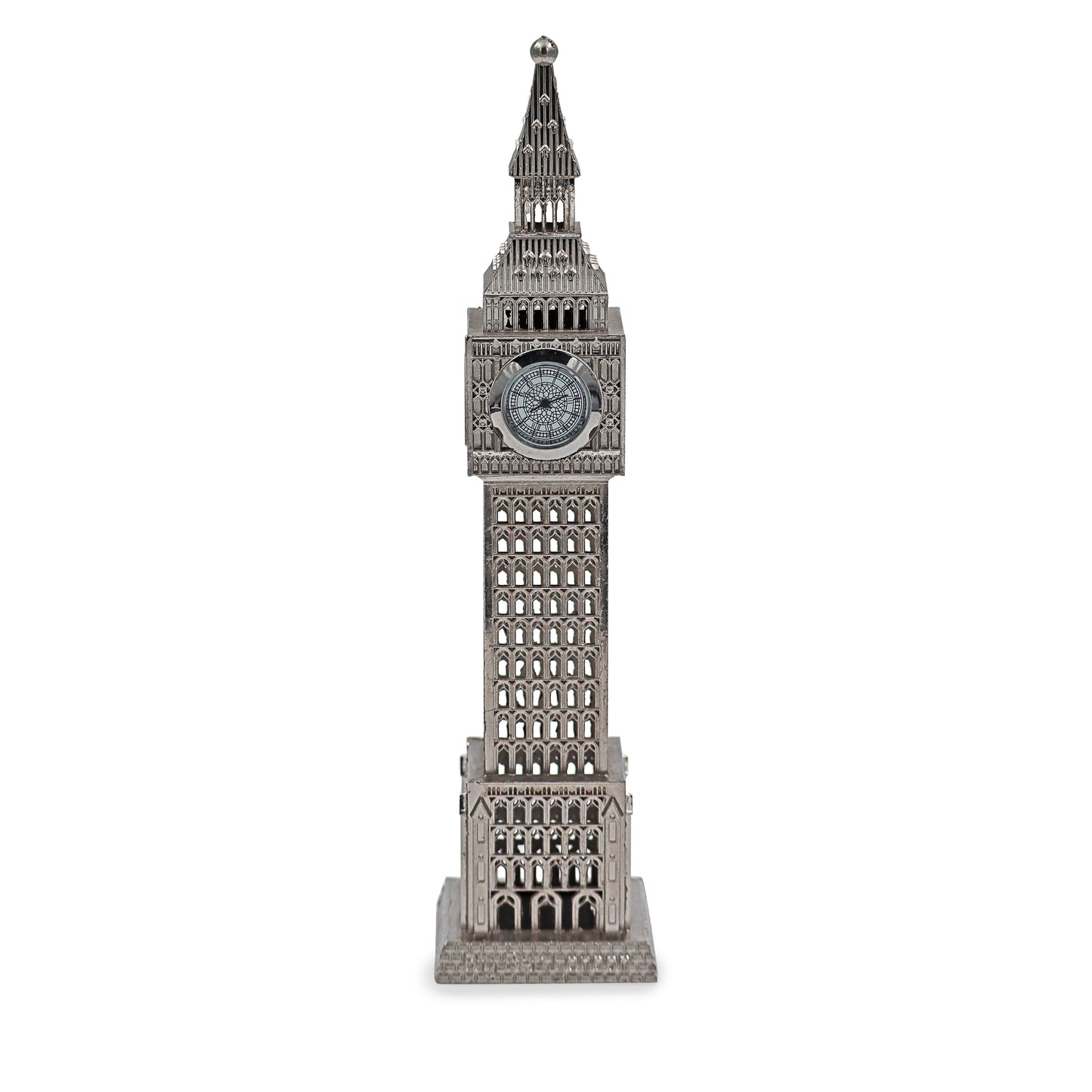 London souvenir silver metal Big Ben model