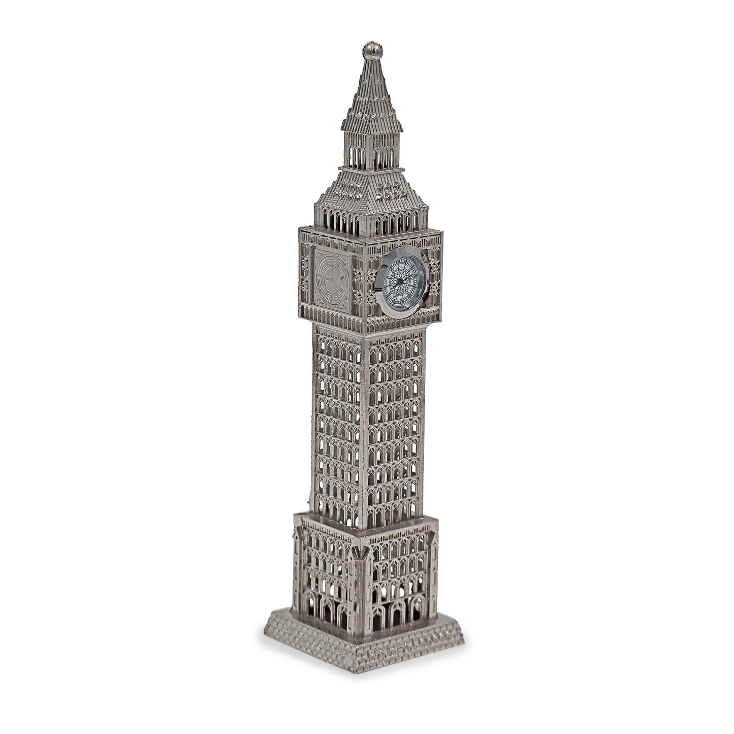 London souvenir silver metal Big Ben model