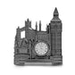 Dark Grey London Table Desk Clock