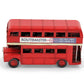 London Red Bus Tin Ornament Gift 