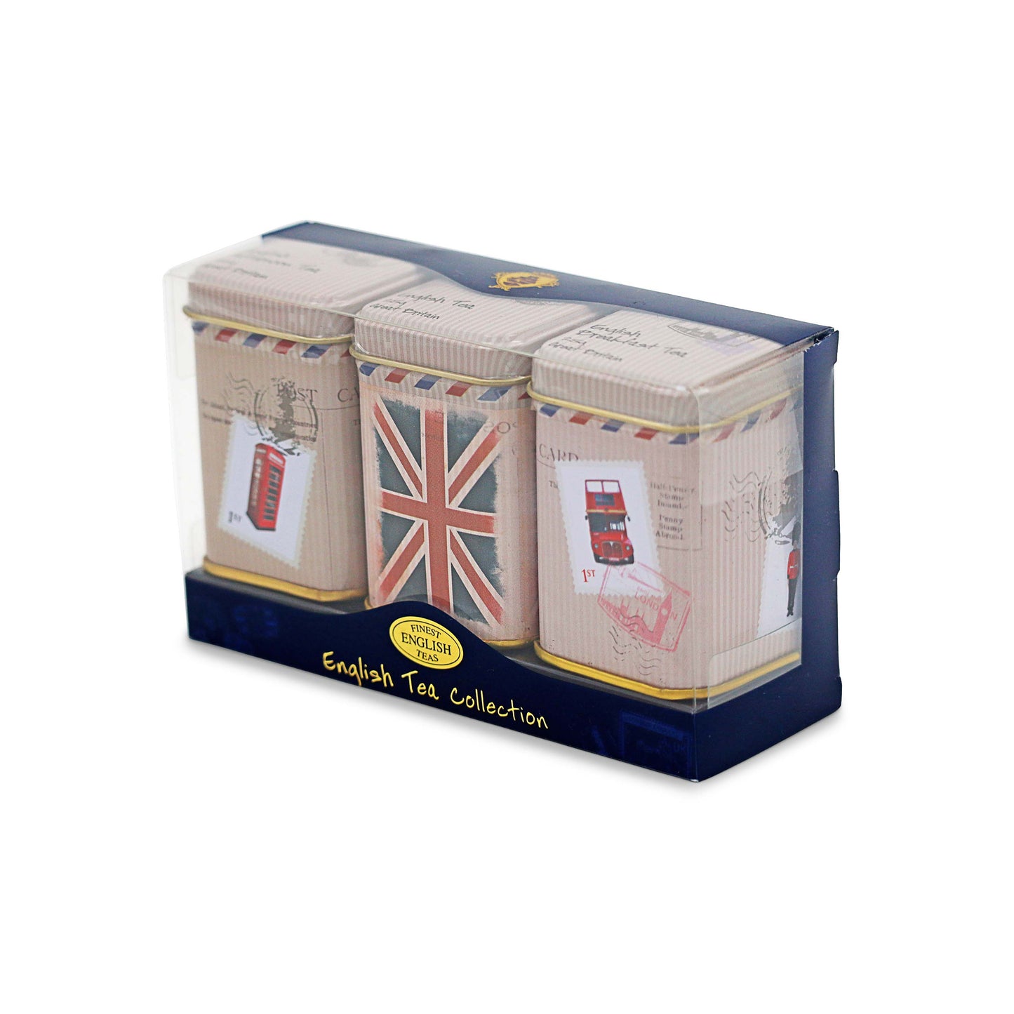 British Travel Memories Mini Tea Caddies