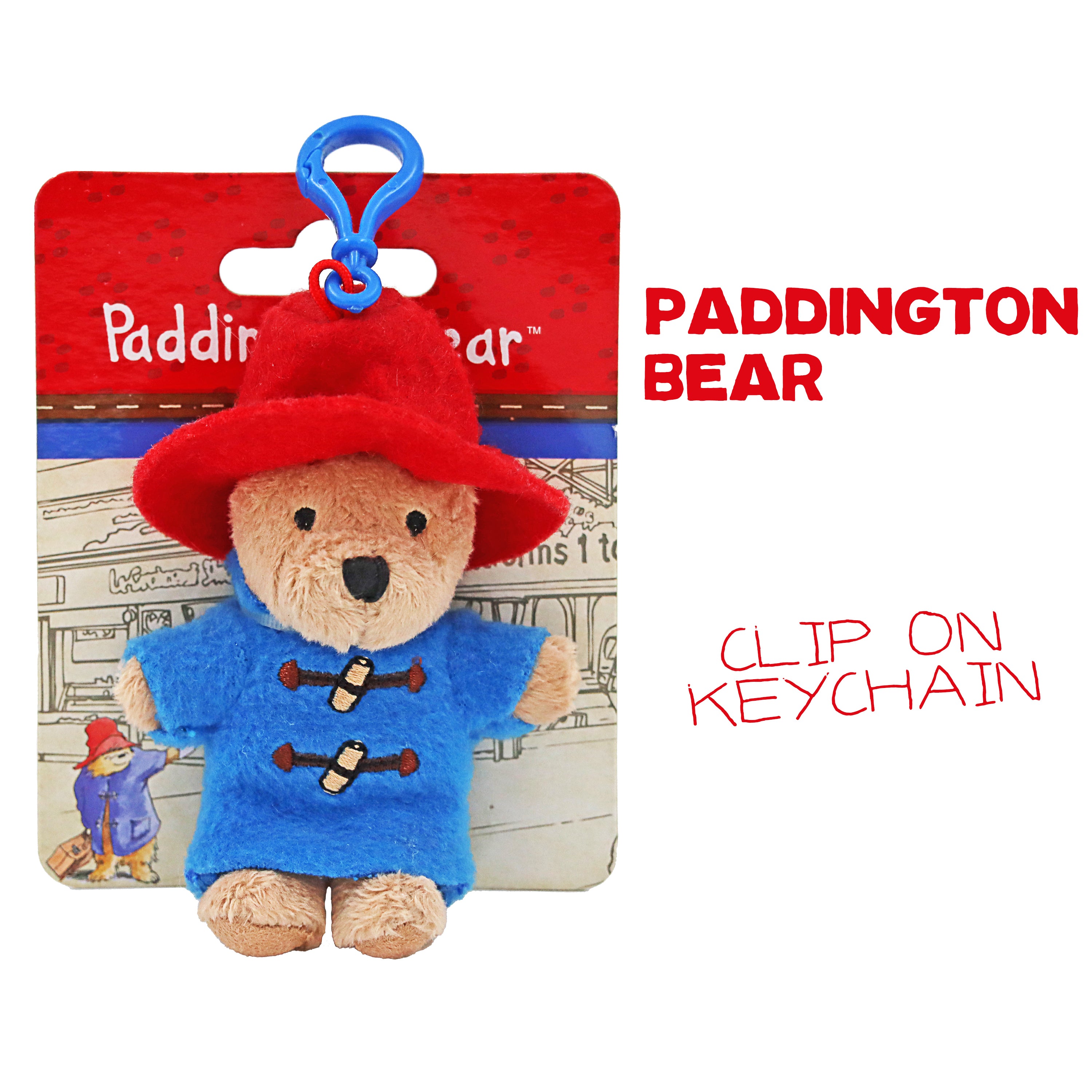 Paddington Bear Classic Soft Keychain – British Gift Shop