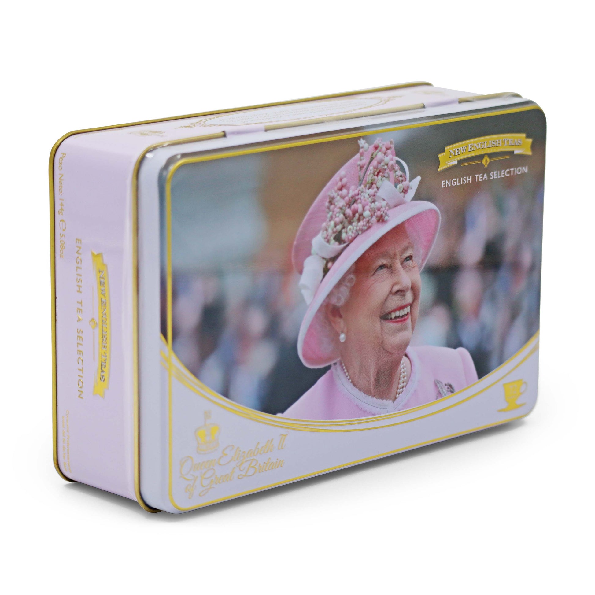 Queen Elizabeth Tea Tin 72 Teabags Tin Caddy Platinum Jubilee Tea