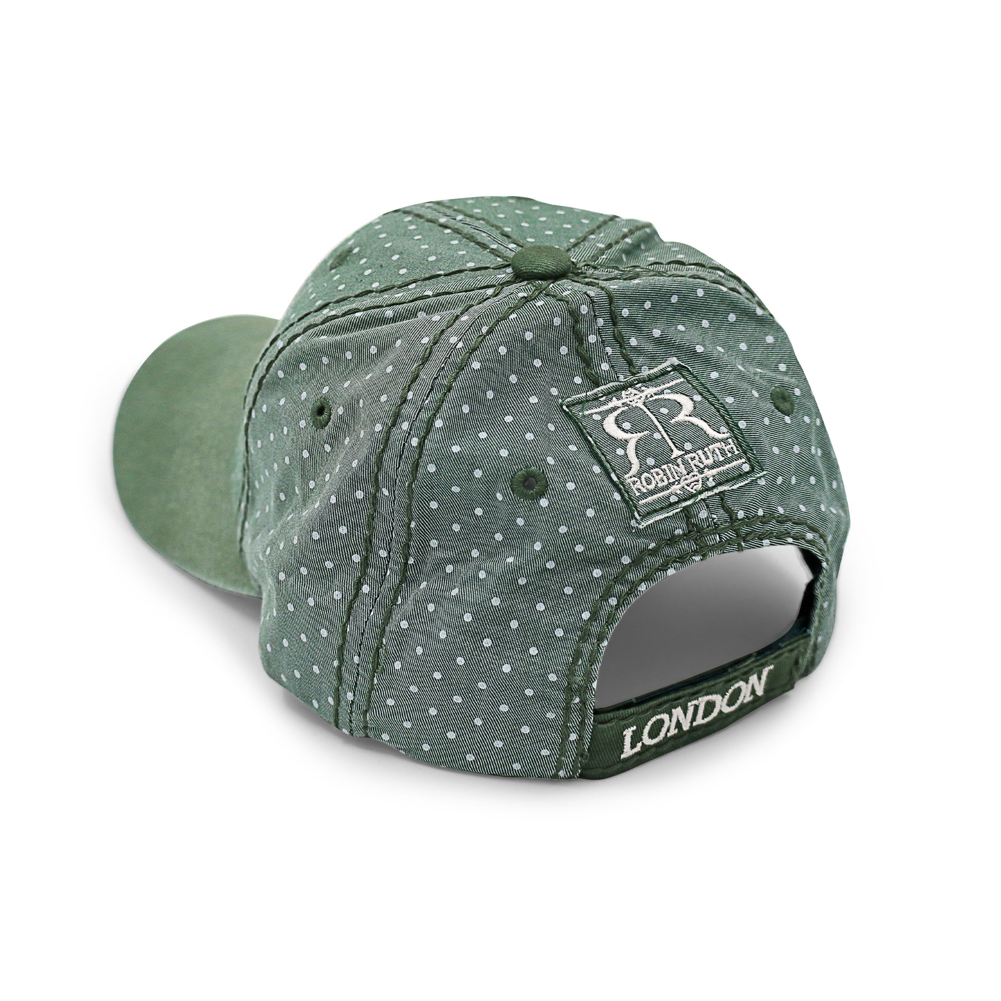 Robin Ruth Original Green Spotted Cap