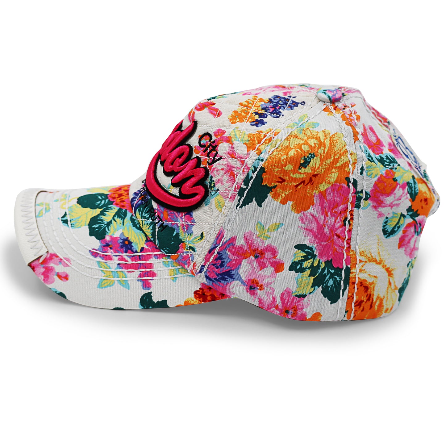 Multi Coloured Floral Cap