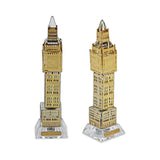 Small gold crystal Big Ben souvenir