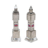 Small Silver Union Jack Crystal Big Ben Model