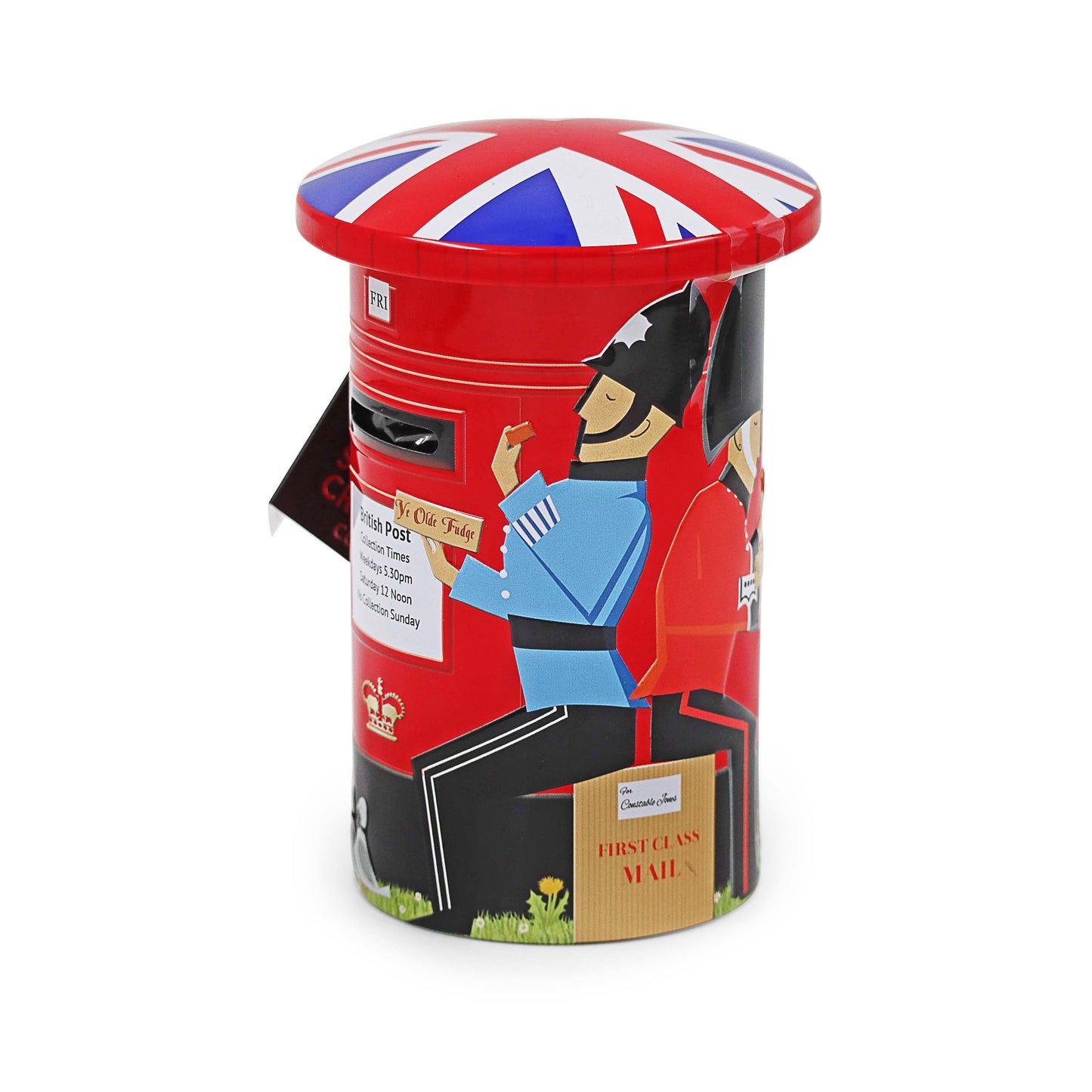 Union Jack Post Box Vanilla Fudge Luxury Gift Souvenir