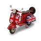 Union Jack Mini Motorcycle