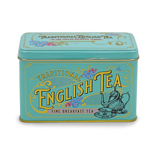 Vintage Victorian Tea Caddy Mint Green