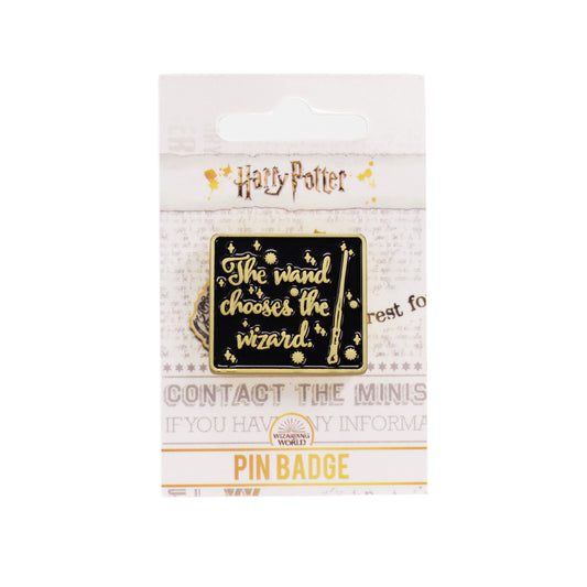 Harry Potter Wand Chooses Enamel Pin Badge