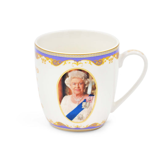 Her Majesty Queen Elizabeth II Commemorative Boxed Mug & Coaster Set - London Souvenir Queen Gifts