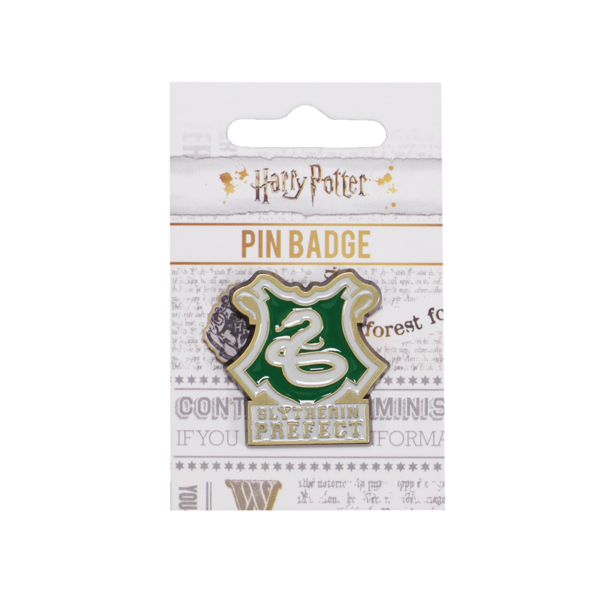 Harry Potter Official Merchandise Slytherin Prefect Pin Badge Harry Potter Merchandise